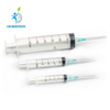 Seringue d'injection Luer Lock jetable médicale 5ml/20ml/60ml avec aiguille