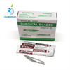Lame de scalpel chirurgical stérile jetable en acier inoxydable avec rayonnement gamma