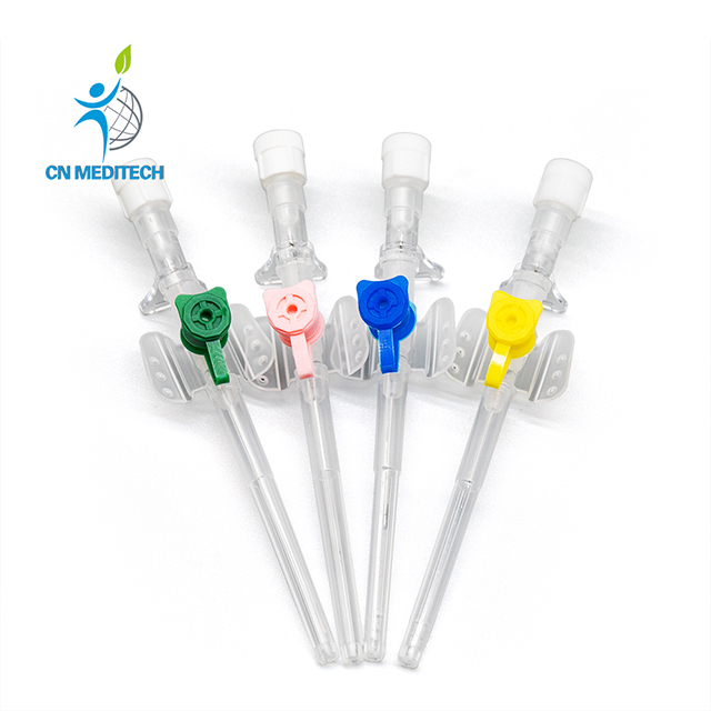 Canule intraveineuse médicale jetable IV avec port d'injection pour injection