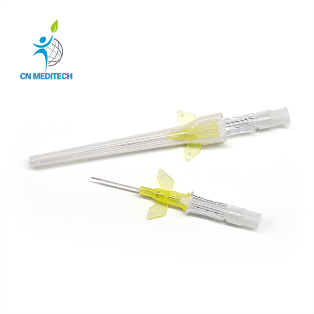 Canule intraveineuse médicale jetable IV avec ailes