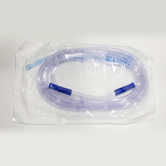 Tube de connexion d'aspiration Yankauer jetable avec poignée à pointe simple