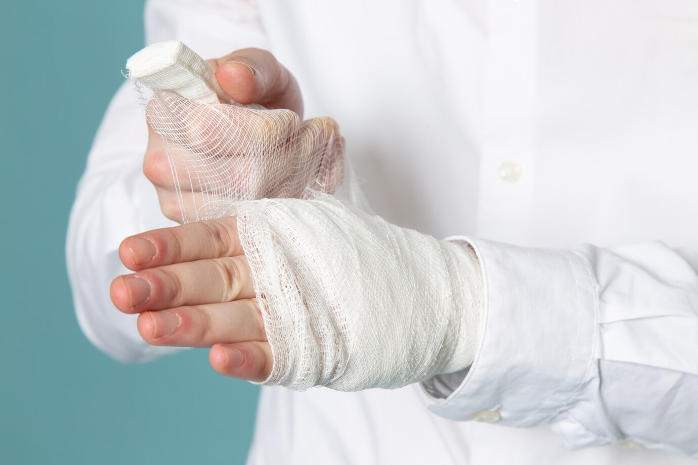 bandage de gaze