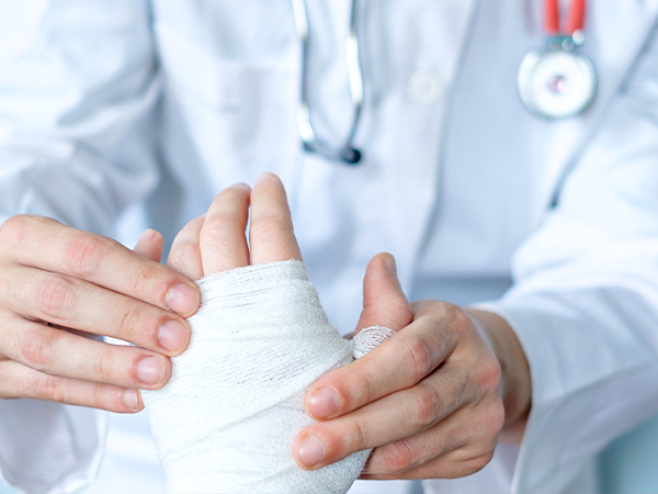 bandage de gaze