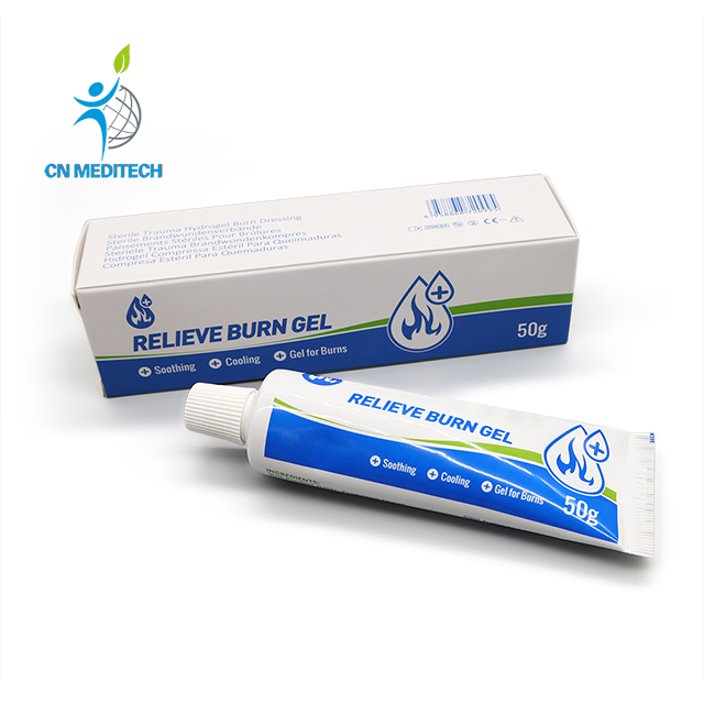 Gel médical de soin de brûlure de 50g pour le soin de blessures de cicatrice de blessure de brûlure soulagent le Gel de brûlure