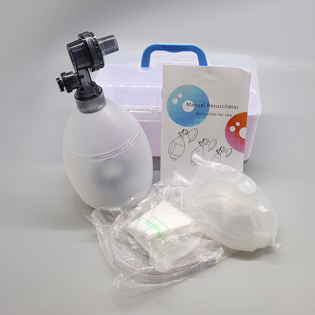 Sac Ambu d'hôpital, Valve de réanimation médicale d'urgence, réanimateur manuel en Silicone solide et liquide