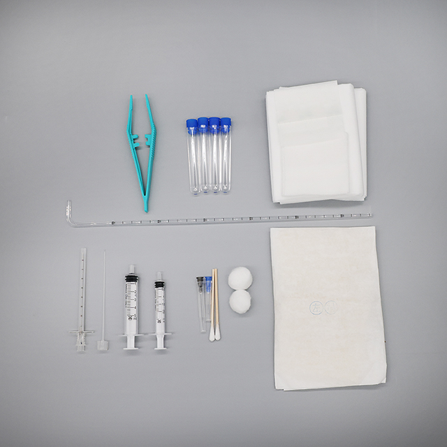 Kit de ponction jetable Kit de ponction stérile à usage unique pour les procédures hospitalières et cliniques