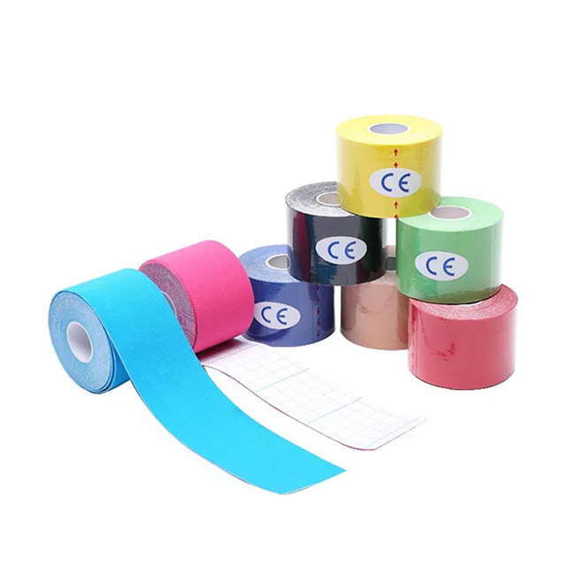 Bande de kinésiologie élastique en coton Kinesio Sports pour thérapeutique