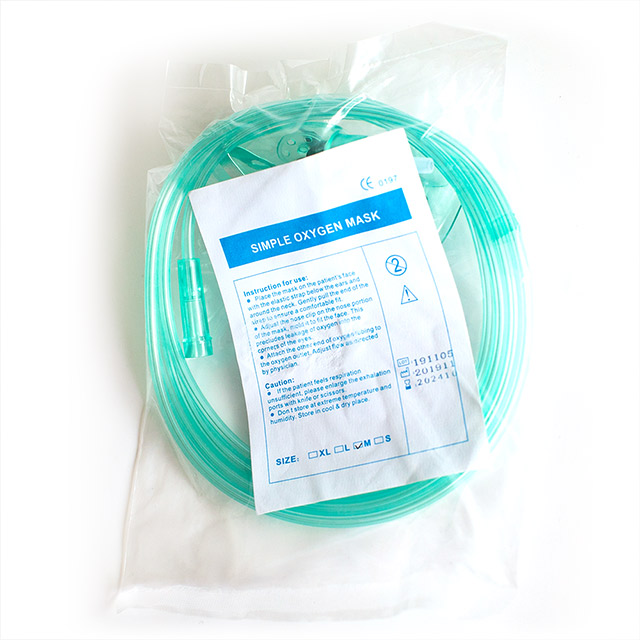 Masque à oxygène pédiatrique adulte jetable médical en PVC