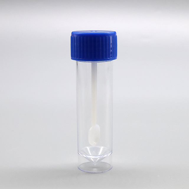 Tasse de collecte d'échantillons de selles en plastique jetable, 30ml 40ml 60ml