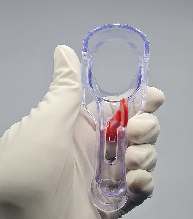 Spéculum vaginal en plastique stérile jetable pour examen vaginal