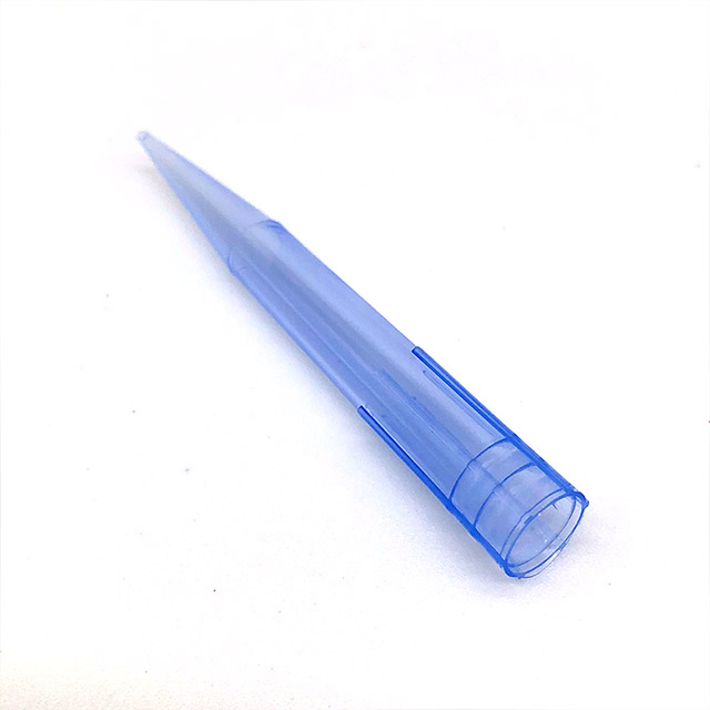 Embouts de pipette de filtre en plastique stériles jetables bleu 100UL 10ml