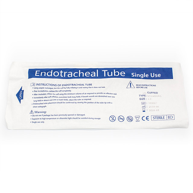 Tube endotrachéal oral simple ET sans ballonnet en PVC