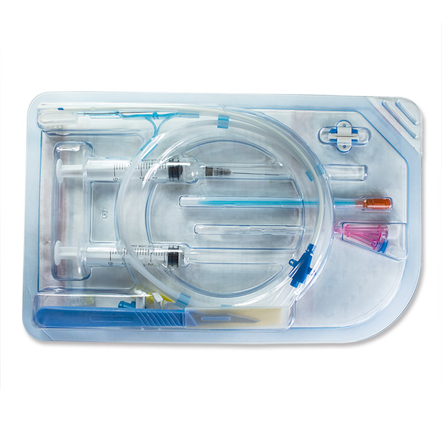 Kit de cathéter veineux central médical jetable simple/double/triple lumière