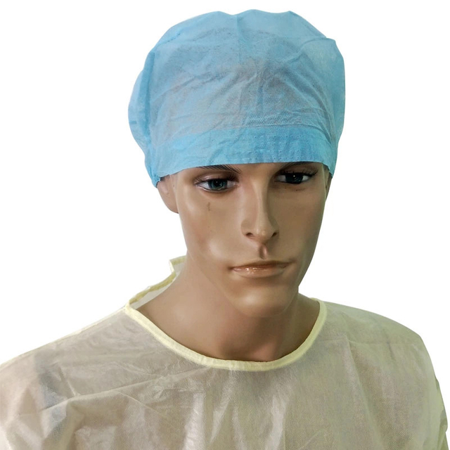 Bonnet chirurgical jetable avec attache et élastique pour médecins