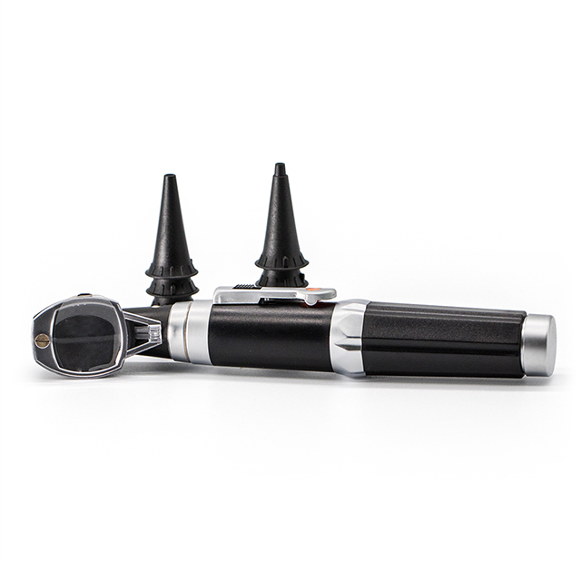 Otoscope médical à fibre optique à petite vue avec lumière LED