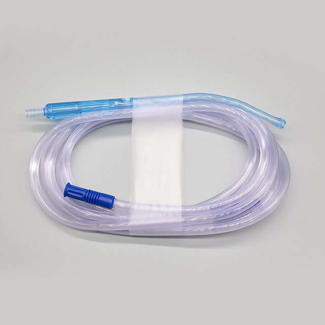 Tube de connexion d'aspiration Yankauer jetable avec poignée à pointe simple