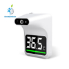 Grand écran LCD mains libres thermomètre infrarouge fixé au mur 