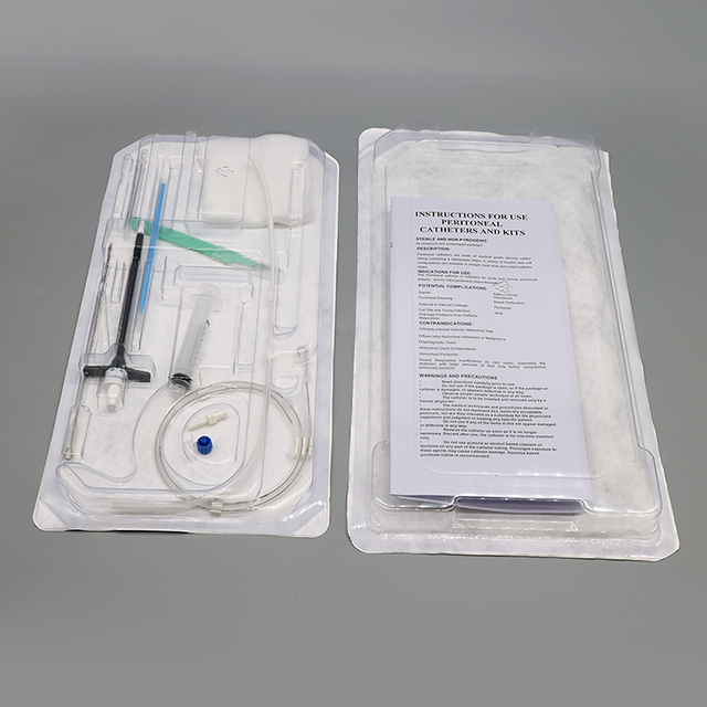 Kit médical de cathéter de dialyse péritonéale de cathéter de PD de dialyse péritonéale