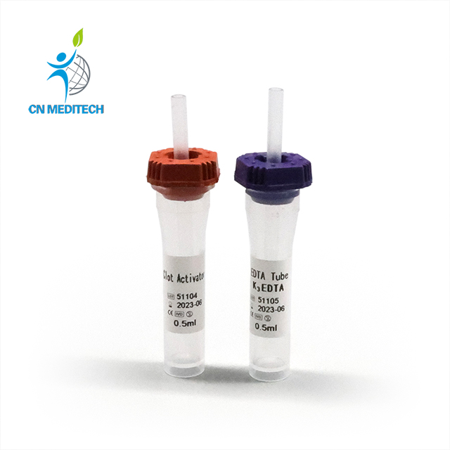 Micro tube de prélèvement sanguin avec capillaire