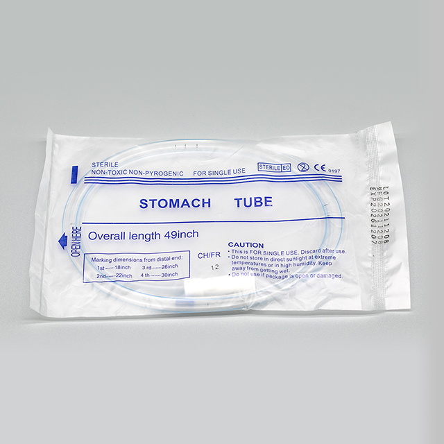 Tube de drainage gastrique jetable en PVC pour décompression gastrique