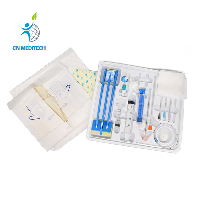 Kit de ponction d'urgence pour anesthésie, kit combiné péridural et rachidien