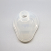 Masque respiratoire transparent d'anesthésie transparente en silicone réutilisable médical