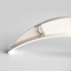Lame de laryngoscope à fibre optique flexible en plastique jetable médical