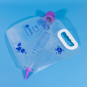 Sac d'alimentation portable 1000 ml, sac de nutrition entérale jetable
