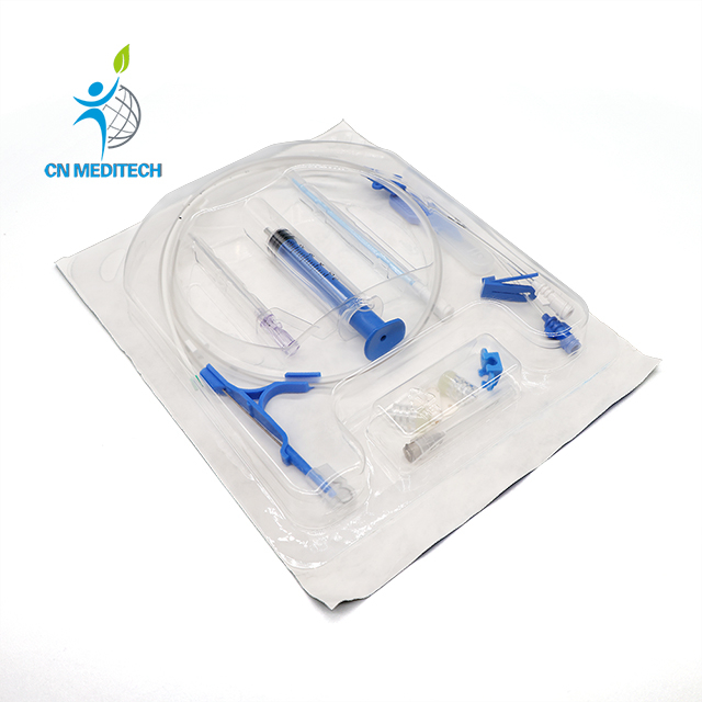 Kit médical jetable de cathéter veineux central de kit de CVC de double lumière