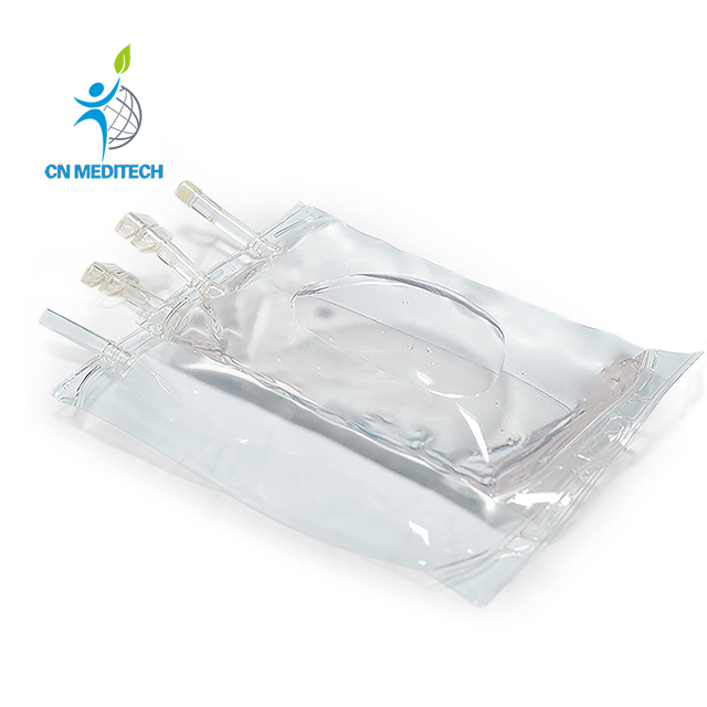 Sac de perfusion médical jetable en PVC pour nutrition IV