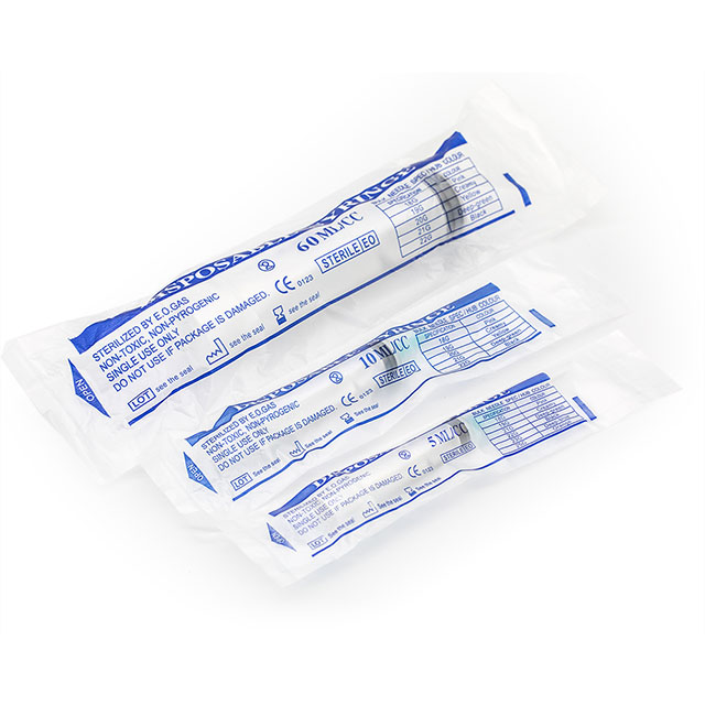 Seringue d'injection Luer Lock jetable médicale 5ml/20ml/60ml avec aiguille