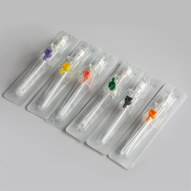 Canule intraveineuse médicale jetable IV avec port d'injection pour injection
