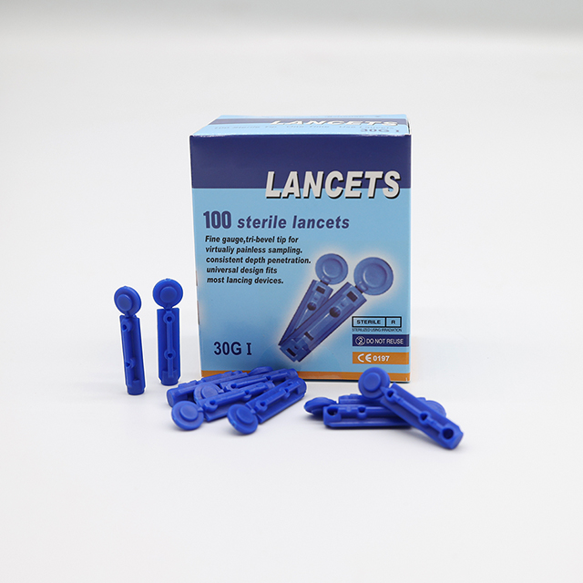 Lancette de sang de torsion d'acier inoxydable en plastique stérile jetable de sécurité médicale