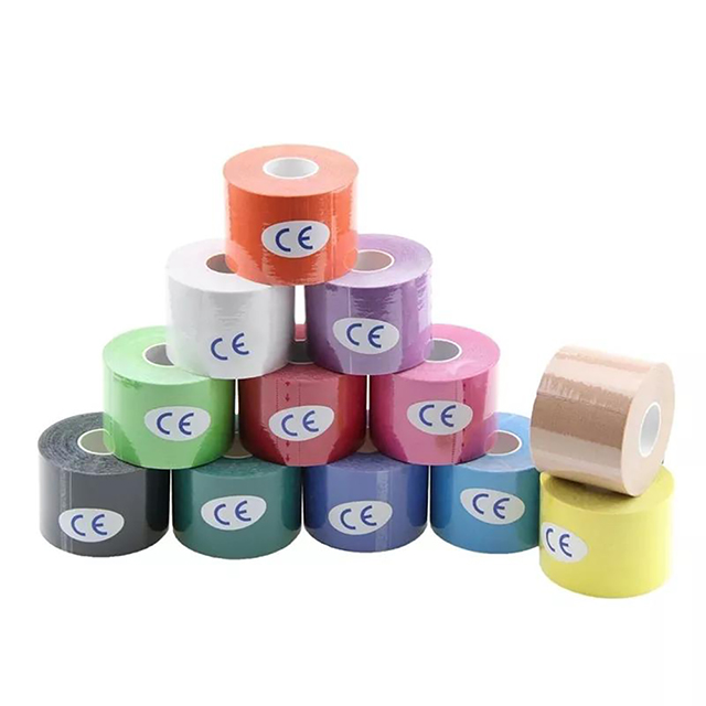 Bande de kinésiologie élastique en coton Kinesio Sports pour thérapeutique