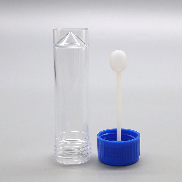 Tasse de collecte d'échantillons de selles en plastique jetable, 30ml 40ml 60ml