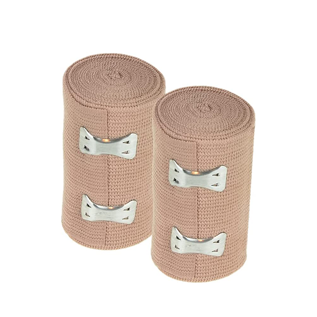 Enveloppement de bandage de compression élastique médical pour pansement