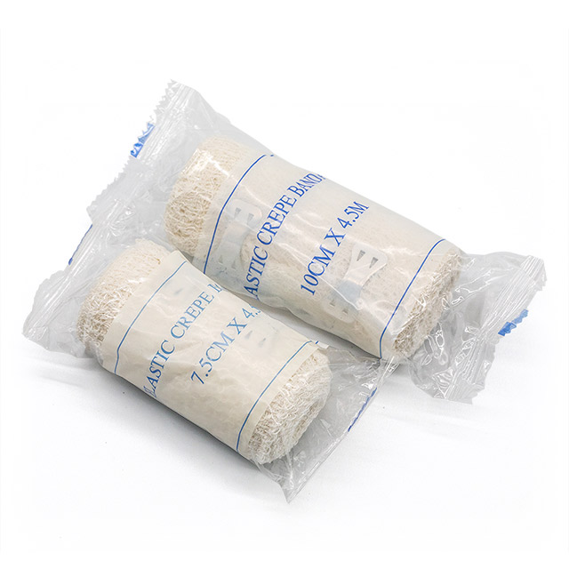 Bandage de crêpe médical doux à haute élasticité OEM de vente chaude