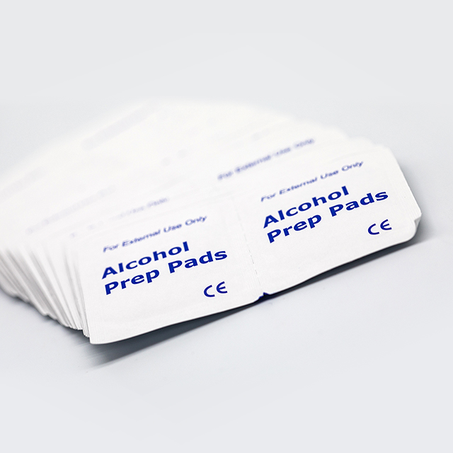 Tampons-écouvillons d'alcool stériles non tissés jetables, lingettes pour injections