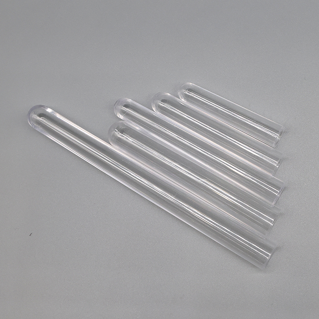 Tube à essai en plastique jetable pour laboratoire