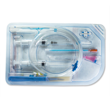 Cathéter veineux central médical jetable à double lumière à usage hospitalier