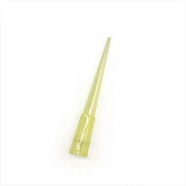 Embouts de pipette de filtre jaune en plastique stériles jetables 200ml