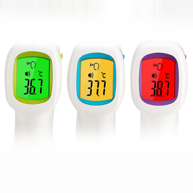 Thermomètre infrarouge numérique électronique de front sans contact approuvé par la CE pour la fièvre