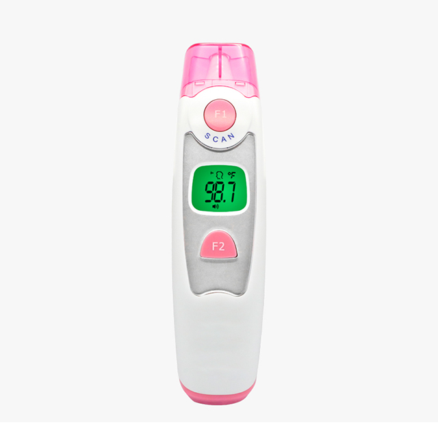 Thermomètre frontal et auriculaire numérique à double mode pour corps clinique approuvé CE