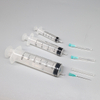 Seringue d'injection Luer Slip médicale jetable en trois parties avec aiguille