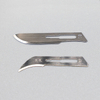 Lame de scalpel chirurgical stérile jetable en acier inoxydable avec rayonnement gamma