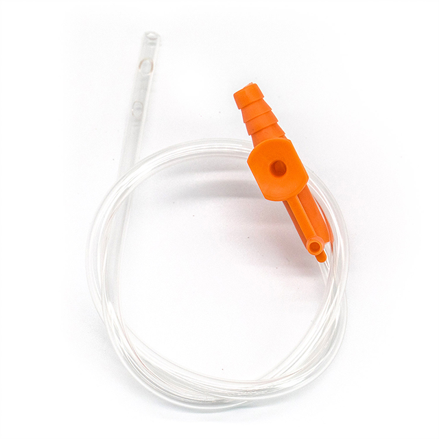 Cathéter d'aspiration médical jetable en PVC 