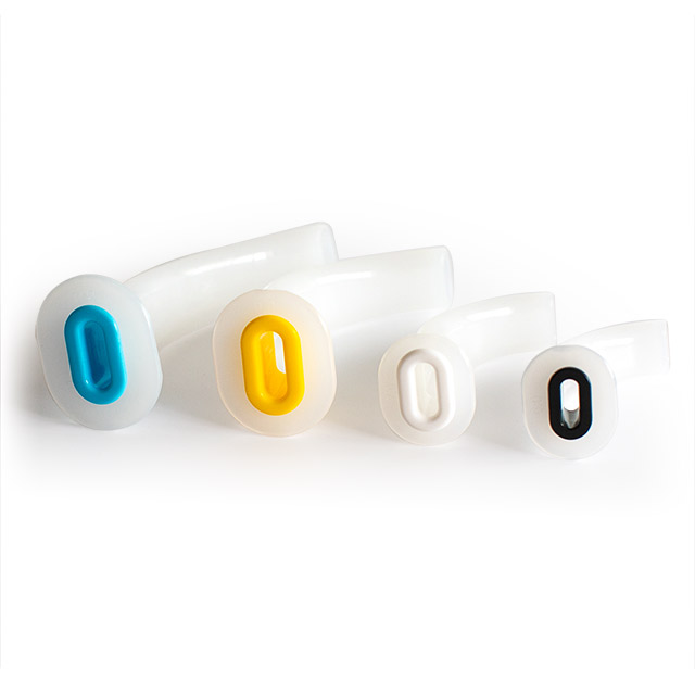 Tube jetable pour voies respiratoires oropharyngées de Guedel 