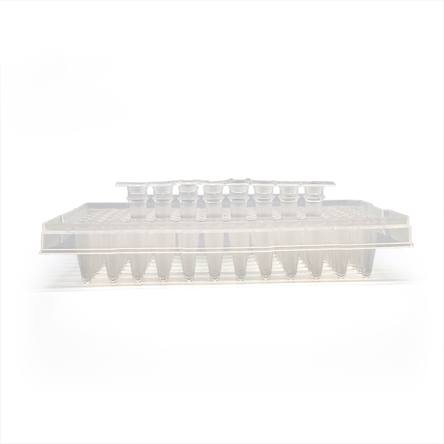 Plaque de réaction PCR jetable, consommable de laboratoire en plastique