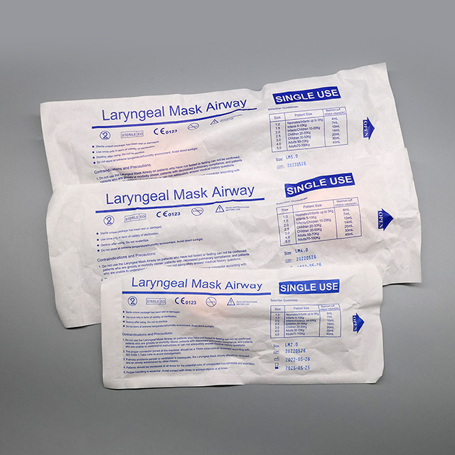 Voies respiratoires de masque laryngé en silicone jetable médical