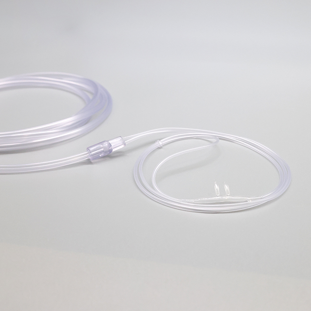 Tube de canule nasale à oxygène en PVC transparent médical jetable